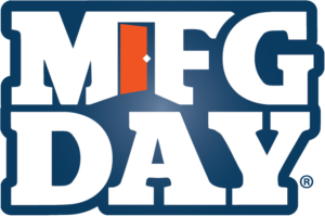 A picture of the word " mfg day ".